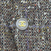 シャネル CHANEL ココマークボタンツイードコートセットアップ P03635 ブラウン ツイード レディース セットアップ