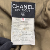 シャネル CHANEL ココマークボタンツイードコートセットアップ P03635 ブラウン ツイード レディース セットアップ