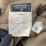 シャネル CHANEL ココマークボタンツイードコートセットアップ P03635 ブラウン ツイード レディース セットアップ