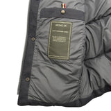 モンクレール MONCLER PRES カシミヤ混ダウンジャケット ネイビー ナイロン/カシミヤ メンズ ダウンジャケット