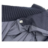 モンクレール MONCLER PRES カシミヤ混ダウンジャケット ネイビー ナイロン/カシミヤ メンズ ダウンジャケット