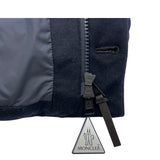 モンクレール MONCLER PRES カシミヤ混ダウンジャケット ネイビー ナイロン/カシミヤ メンズ ダウンジャケット