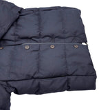 モンクレール MONCLER PRES カシミヤ混ダウンジャケット ネイビー ナイロン/カシミヤ メンズ ダウンジャケット