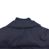 モンクレール MONCLER PRES カシミヤ混ダウンジャケット ネイビー ナイロン/カシミヤ メンズ ダウンジャケット