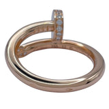 カルティエ Cartier ジュストアンクルダイヤモンドリング ピンクゴールド 750 ジュエリー