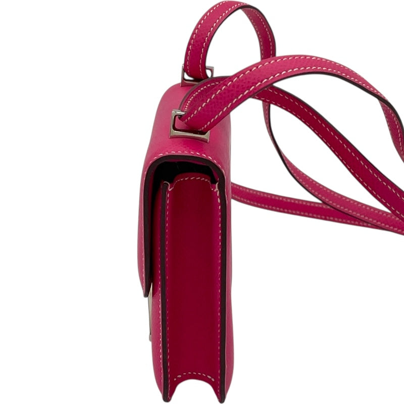 エルメス HERMES マイクロ コンスタンスミニミニ □O刻 ローズ