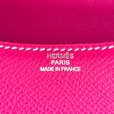 エルメス HERMES マイクロ コンスタンスミニミニ □O刻 ローズティリアン SV金具 エプソン レディース ショルダーバッグ