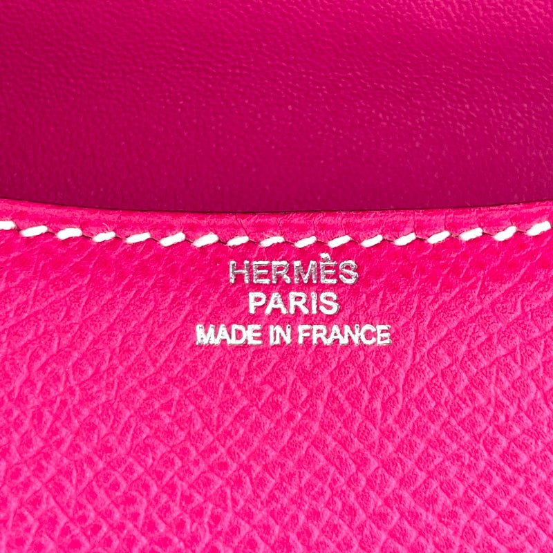 エルメス HERMES マイクロ コンスタンスミニミニ □O刻 ローズティリアン SV金具 エプソン レディース ショルダーバッグ エルメス HERMES マイクロ コンスタンスミニミニ □O刻 ローズ