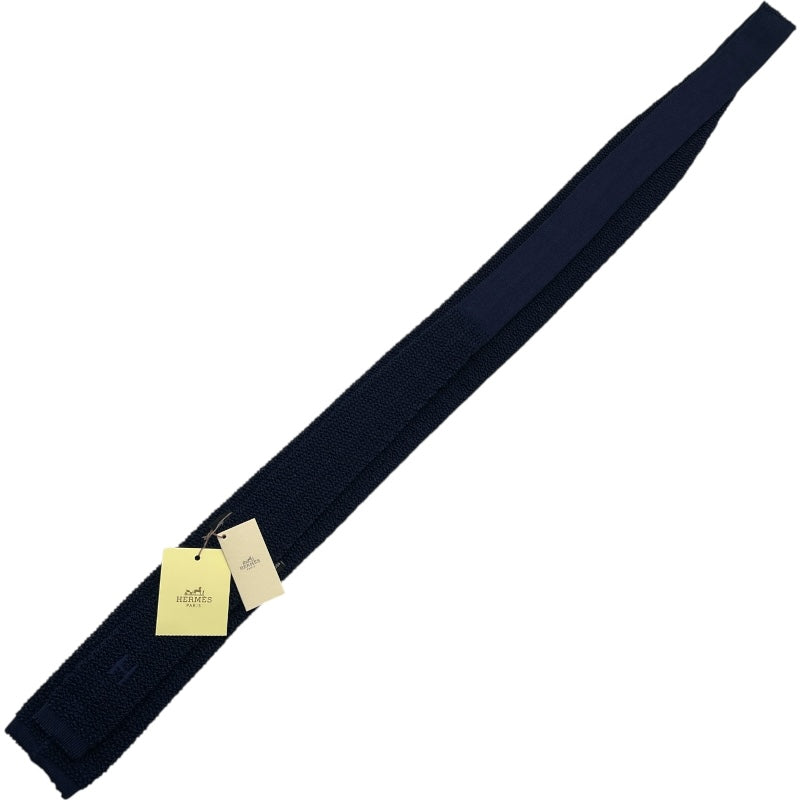 c*s様 HERMES ネイビー シルクタイ マグニファイング H 定価40,7