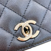 シャネル CHANEL ココハンドルXXS AS2215 ブラック　ゴールド金具 キャビアスキン ショルダーバッグ