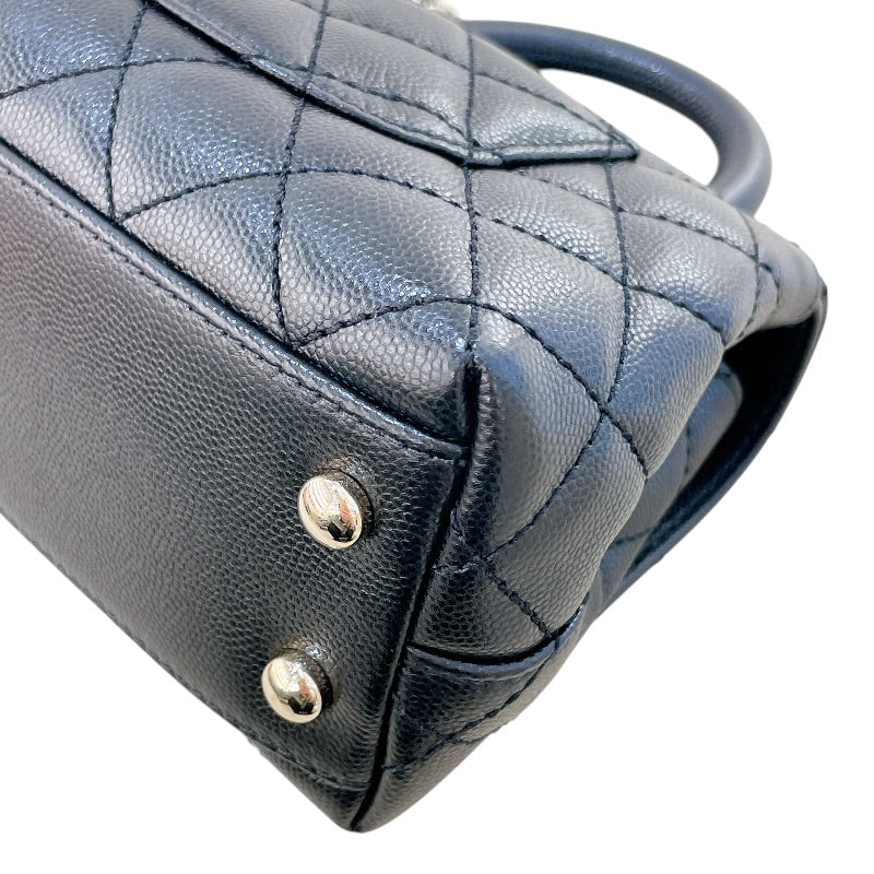 シャネル CHANEL ココハンドルXXS AS2215 ブラック ゴールド金具