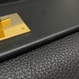 エルメス HERMES ヴァンキャトル29 W刻 ブラック ゴールド金具 トリヨンクレマンス スイフト レディース ハンドバッグ ショルダーバッグ