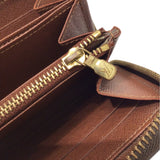 ルイ・ヴィトン LOUIS VUITTON ジッピーウォレット M60017 ブラウン PVC　 ユニセックス 長財布