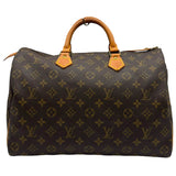 ルイ・ヴィトン LOUIS VUITTON スピーディ 35 M41524 ブラウン モノグラム ユニセックス ハンドバッグ