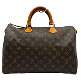 ルイ・ヴィトン LOUIS VUITTON スピーディ 35 M41524 ブラウン モノグラム ユニセックス ハンドバッグ