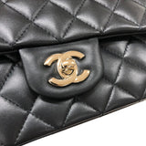シャネル CHANEL マトラッセ トップハンドル フラップバッグ AS2431 ブラック ゴールド金具 ラムスキン レディース ショルダーバッグ