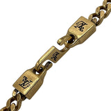ルイ・ヴィトン LOUIS VUITTON コリエ・スクエアードLV ゴールド メタル アクセサリー