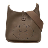 エルメス HERMES エヴリン3 PM W刻 エトゥープ ゴールド金具 トリヨンクレマンス レディース ショルダーバッグ