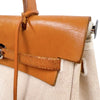 エルメス HERMES エールバッグアドPM　 □E刻印　（2001年製造） ナチュラル/ゴールド　シルバー金具 トワル・レザー レディース リュック・デイパック