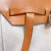エルメス HERMES エールバッグアドPM　 □E刻印　（2001年製造） ナチュラル/ゴールド　シルバー金具 トワル・レザー レディース リュック・デイパック