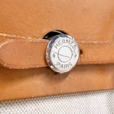 エルメス HERMES エールバッグアドPM　 □E刻印　（2001年製造） ナチュラル/ゴールド　シルバー金具 トワル・レザー レディース リュック・デイパック