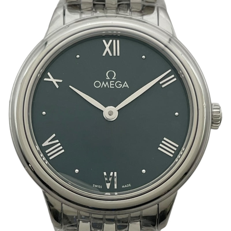 オメガ OMEGA デビルプレステージ 27.5mm 434.10.28.60.10.001 グレー