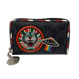 グッチ GUCCI GGスプリーム ジップコインパース 496343 ブラック GGスプリームキャンバス メンズ コインケース