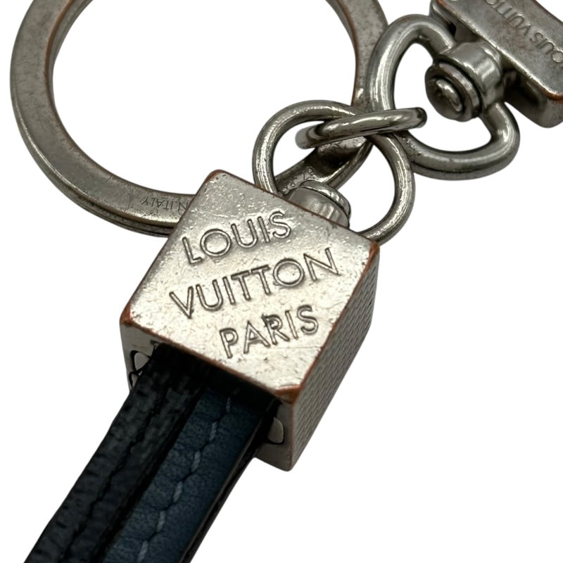 ルイ・ヴィトン LOUIS VUITTON チャーム M62707 シルバー/ネイビー PVC