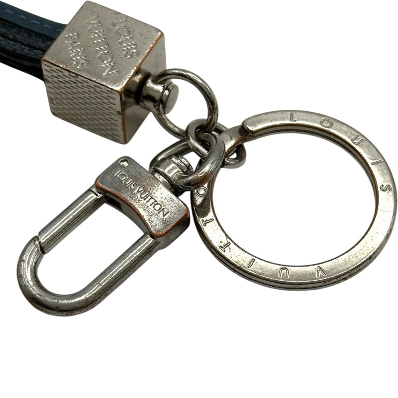 ルイ・ヴィトン LOUIS VUITTON チャーム M62707 シルバー/ネイビー PVC