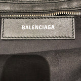 バレンシアガ BALENCIAGA ポーチ 492681 アイボリー・ブラック キャンバス メンズ クラッチバッグ