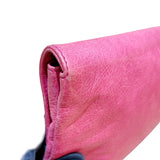 バレンシアガ BALENCIAGA エンブロープ・クラッチバッグ 224915 ピンク レザー レディース クラッチバッグ