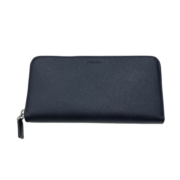 プラダ PRADA ロングジップウォレット 2M1317 ネイビー サフィアーノ 