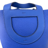 エルメス HERMES インザループ18 U刻印　(2022年製) ブルーロイヤル　シルバー金具 トリヨン レディース ハンドバッグ
