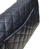 シャネル CHANEL マトラッセ25 A01112　13番台 ブラック×SV金具 キャビアスキン レディース ショルダーバッグ
