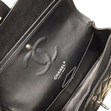 シャネル CHANEL マトラッセ25 A01112　13番台 ブラック×SV金具 キャビアスキン レディース ショルダーバッグ
