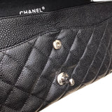 シャネル CHANEL マトラッセ25 A01112　13番台 ブラック×SV金具 キャビアスキン レディース ショルダーバッグ
