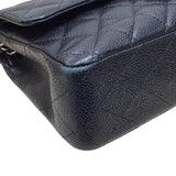 シャネル CHANEL マトラッセ25 A01112　13番台 ブラック×SV金具 キャビアスキン レディース ショルダーバッグ