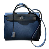 エルメス HERMES エールバッグジップPM ブラック シルバー金具 トワル・ヴァッシュハンター ユニセックス ショルダーバッグ