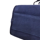 シャネル CHANEL ドーヴィル　ボーリングバッグ A92749 ネイビー コットン レディース ハンドバッグ