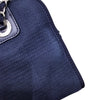 シャネル CHANEL ドーヴィル　ボーリングバッグ A92749 ネイビー コットン レディース ハンドバッグ