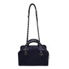 シャネル CHANEL ドーヴィル　ボーリングバッグ A92749 ネイビー コットン レディース ハンドバッグ