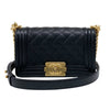 シャネル CHANEL ボーイシャネル20 A67085 ブラック ゴールド金具 キャビアスキン レディース ショルダーバッグ