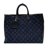 ルイ・ヴィトン LOUIS VUITTON グラン サック M55203 ブラック シルバー金具 ジャガード/レザー メンズ トートバッグ