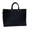 ルイ・ヴィトン LOUIS VUITTON グラン サック M55203 ブラック シルバー金具 ジャガード/レザー メンズ トートバッグ