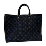 ルイ・ヴィトン LOUIS VUITTON グラン サック M55203 ブラック シルバー金具 ジャガード/レザー メンズ トートバッグ