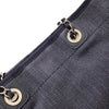シャネル CHANEL ドーヴィルMM A67001 インディゴ×オレンジ デニム ユニセックス トートバッグ