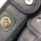 シャネル CHANEL ドーヴィルMM A67001 インディゴ×オレンジ デニム ユニセックス トートバッグ