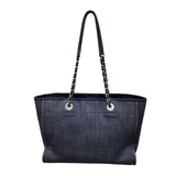 シャネル CHANEL ドーヴィルMM A67001 インディゴ×オレンジ デニム ユニセックス トートバッグ