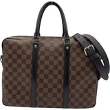 ルイ・ヴィトン LOUIS VUITTON ポルトドキュマン・ヴォワヤージュPM N41466 ブラウン ダミエ・グラフィット メンズ ハンドバッグ