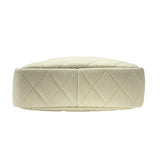 シャネル CHANEL マトラッセ ミニカメラバッグ A57717 ホワイト ゴールド金具 ソフトキャビア レディース ショルダーバッグ